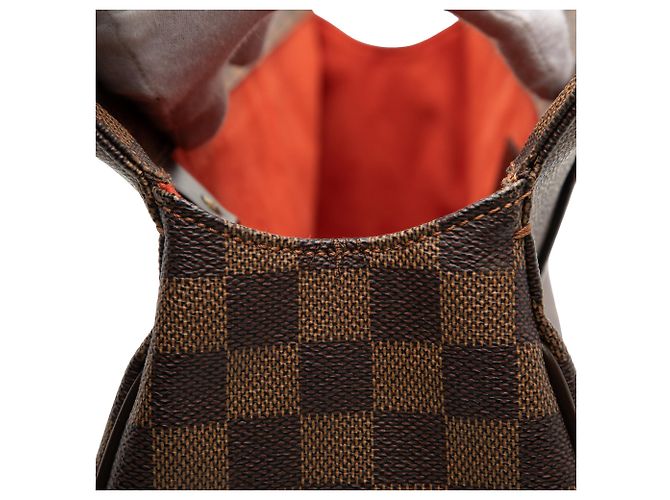 Louis Vuitton Borsa Parioli GM Damier Ebano Marrone - vista 8