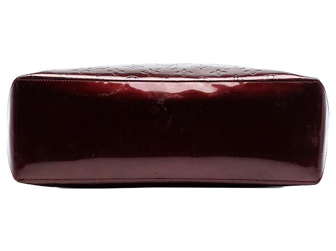 Louis Vuitton Monogram Vernis Wilshire MM Rosso Bordò - vista 3