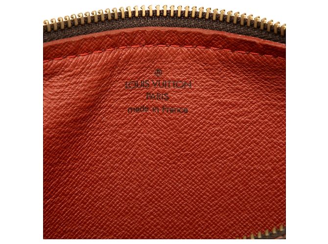 Louis Vuitton Papillon 26 Damier Ébène Marrone - vista 5
