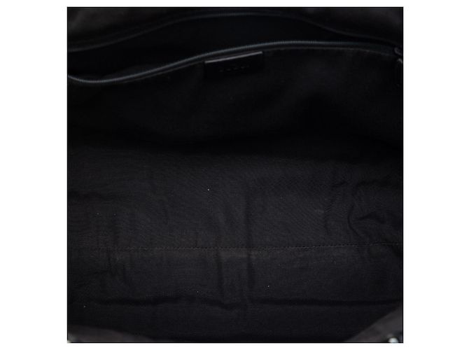 Bolso tote Gucci de denim negro GG Abbey D Ring - vista 4