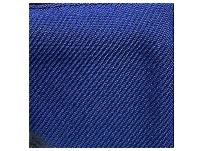 Chanel Banda de Seda con Estampado de Charms CC Azul - vista 6
