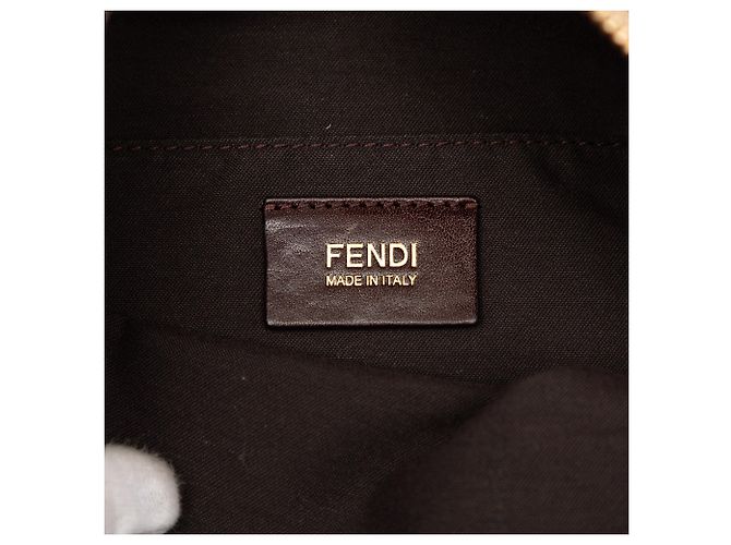 Beige Micro Zucchino Nylon Tote von Fendi - Ansicht 5