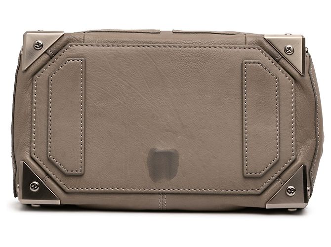 Clutch Adele em couro marrom dobrável Alexander Wang - vista 3