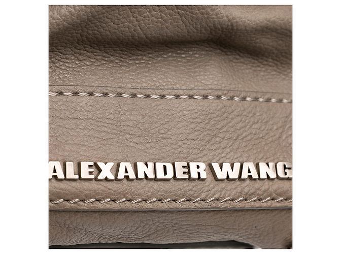 Clutch Adele em couro marrom dobrável Alexander Wang - vista 7