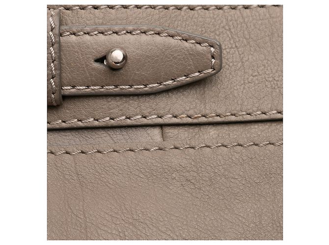 Clutch Adele em couro marrom dobrável Alexander Wang - vista 8