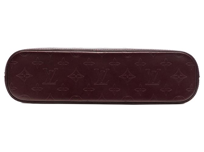 Louis Vuitton Monogram Mat Alston Rosso Bordò - vista 3