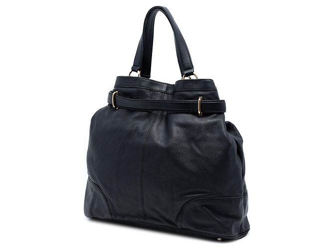 Gucci große schwarze Leder-Tote mit Pferdebit Sienna - Ansicht 2