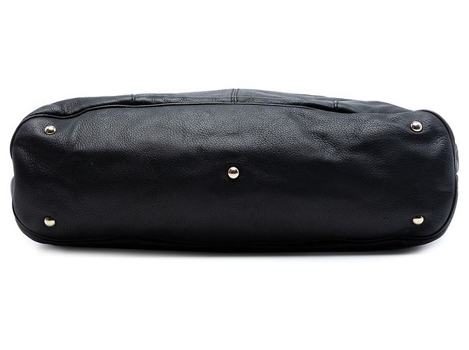 Gucci große schwarze Leder-Tote mit Pferdebit Sienna - Ansicht 3