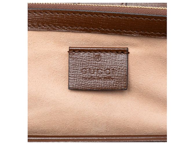 Gucci Mini GG Supreme Beige Clasp Crossbody - vista 5