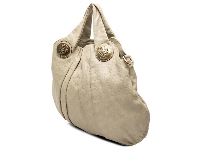 Borsa Hysteria Guccissima grande marrone Gucci Beige - vista 2