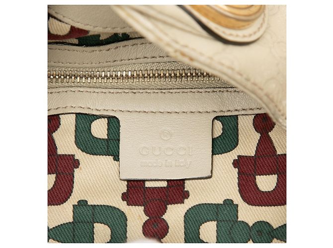 Borsa Hysteria Guccissima grande marrone Gucci Beige - vista 5