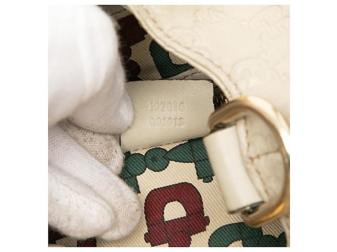 Borsa Hysteria Guccissima grande marrone Gucci Beige - vista 6