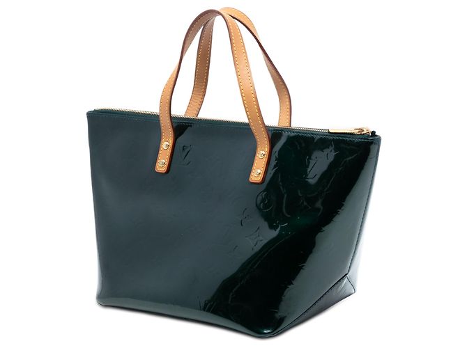 Louis Vuitton Monogram Vernis Bellevue PM Verde - vista 2