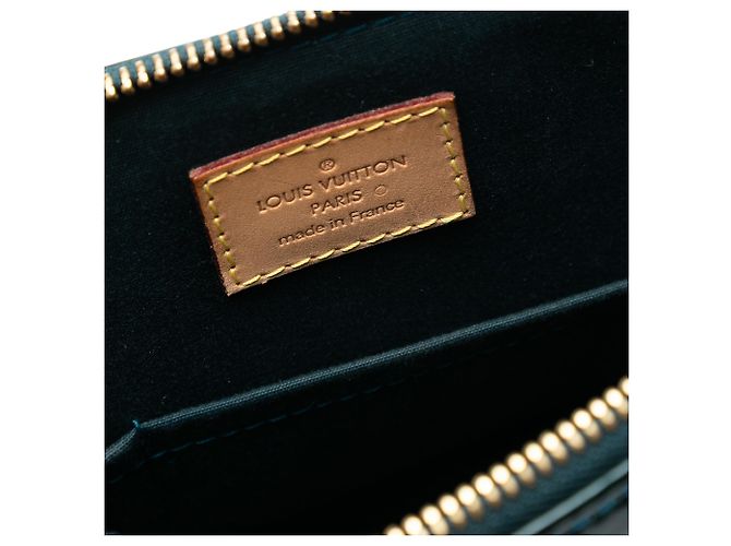 Louis Vuitton Monogram Vernis Bellevue PM Verde - vista 5