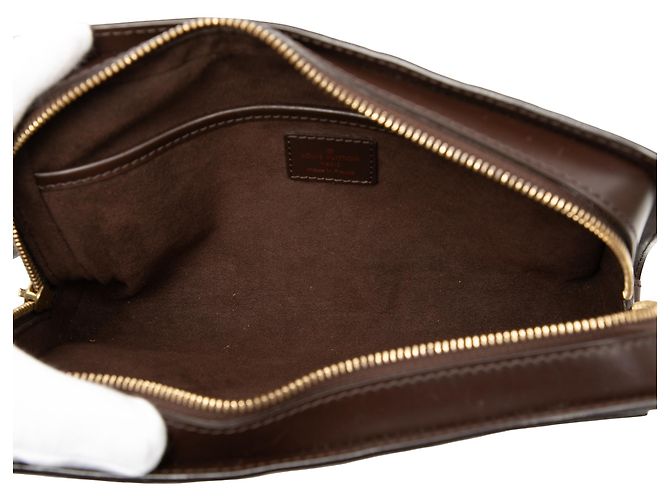 Pochette Saint Louis Damier Ebene Marrone Louis Vuitton - vista 4
