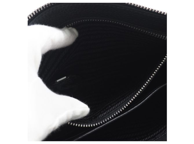 Prada Vitello City Clutch Tasche - Ansicht 12
