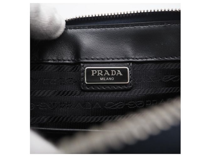 Pochette Saffiano Prada in Blu Navy - vista 16