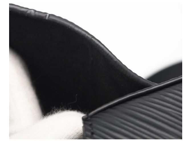 Borsa a Spalla Louis Vuitton Epi Twist MM Noir Nero - vista 11