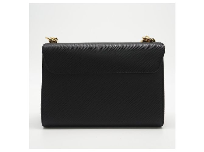 Borsa a Spalla Louis Vuitton Epi Twist MM Noir Nero - vista 2