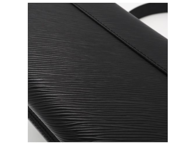 Borsa a Spalla Louis Vuitton Epi Twist MM Noir Nero - vista 3