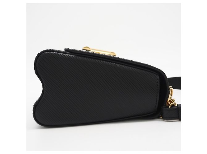 Borsa a Spalla Louis Vuitton Epi Twist MM Noir Nero - vista 5