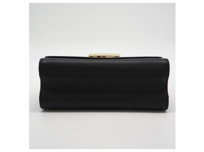 Borsa a Spalla Louis Vuitton Epi Twist MM Noir Nero - vista 6