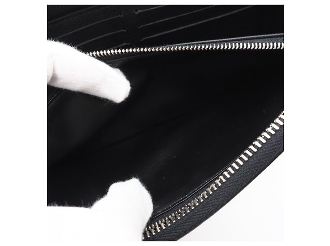 Portafoglio Lungo Zippy Dragonne Taiga Louis Vuitton Nero - vista 12