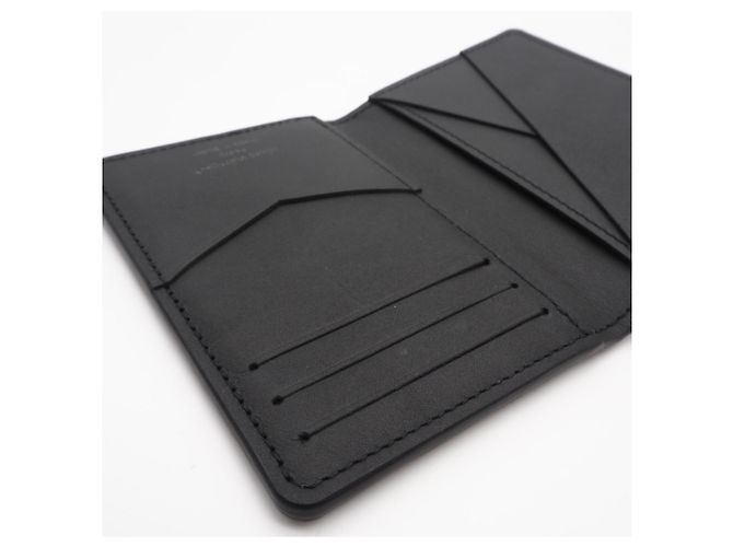 Louis Vuitton Monogram Shadow Business Card Case Black - view 10