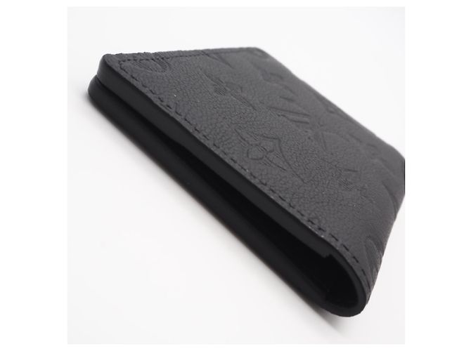 Louis Vuitton Monogram Shadow Business Card Case Black - view 6