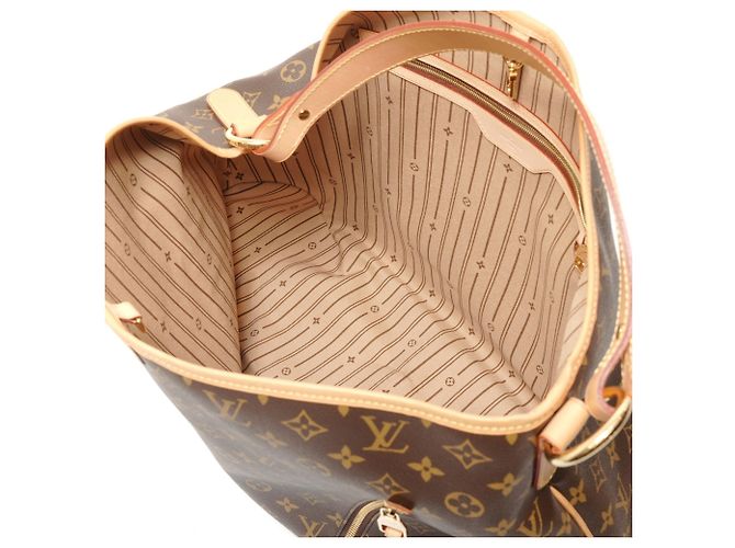Borsa a Spalla Louis Vuitton Monogram Delightful GM Marrone - vista 11