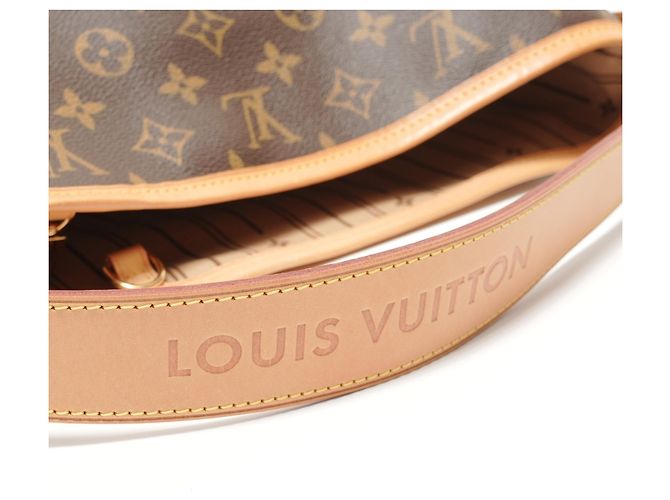 Borsa a Spalla Louis Vuitton Monogram Delightful GM Marrone - vista 12