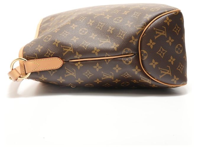 Borsa a Spalla Louis Vuitton Monogram Delightful GM Marrone - vista 3