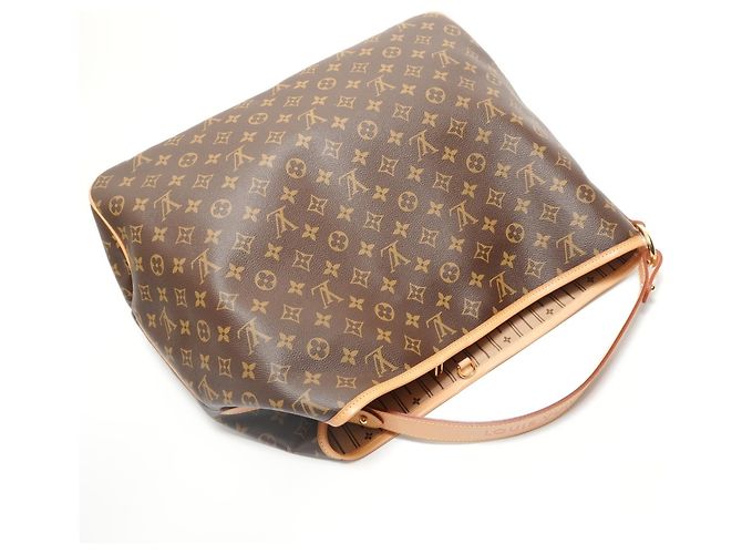 Borsa a Spalla Louis Vuitton Monogram Delightful GM Marrone - vista 8