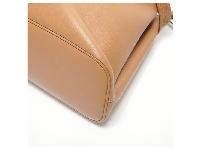 Borsa in pelle marrone Prada - vista 6