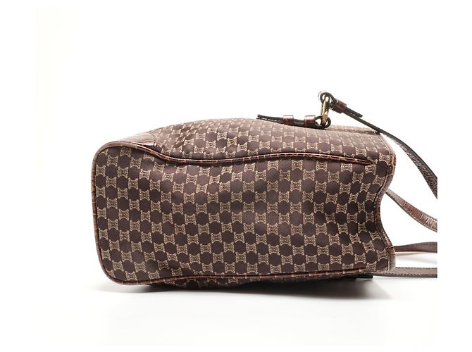 Céline Celine Macadam Canvas Tote Bag Braun - Ansicht 4