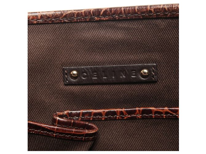 Céline Celine Macadam Canvas Tote Bag Braun - Ansicht 9