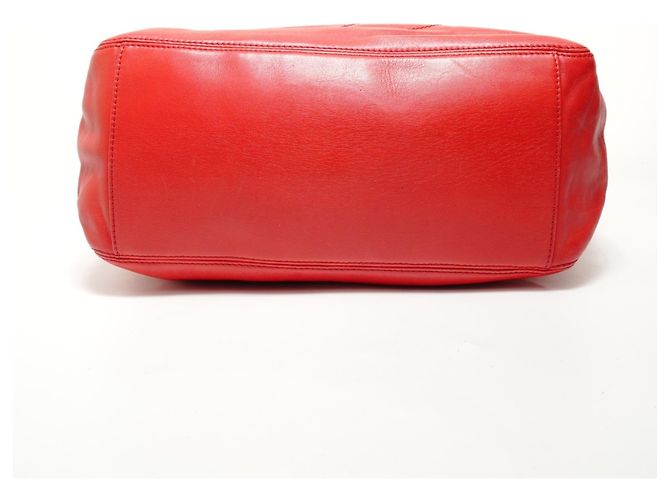Borsa Tote Chanel Coco Mark Rosso - vista 7