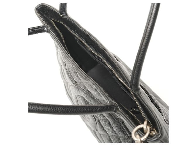 Timeless Borsa Tote Reissue Chanel in pelle di vitello grana nera Nero - vista 11
