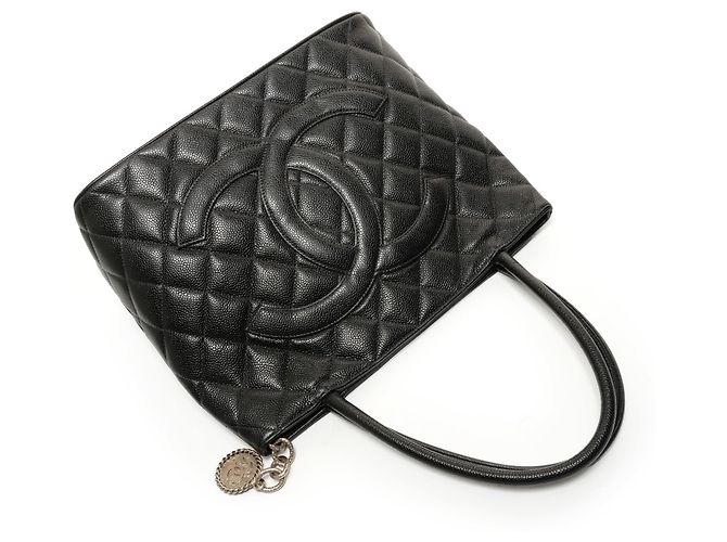 Timeless Borsa Tote Reissue Chanel in pelle di vitello grana nera Nero - vista 8