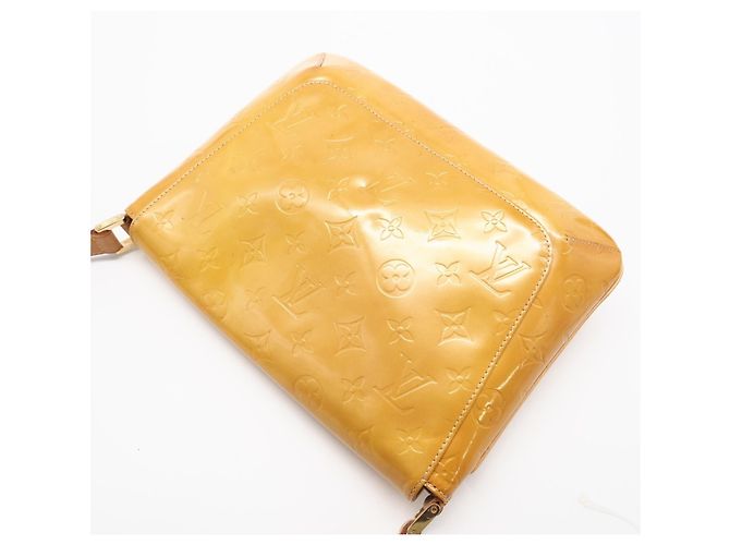 Borsa a Spalla Monogram Vernis Louis Vuitton Giallo - vista 2