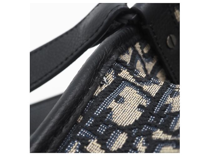 Mini Borsa Gallop Christian Dior Marrone Blu navy - vista 13