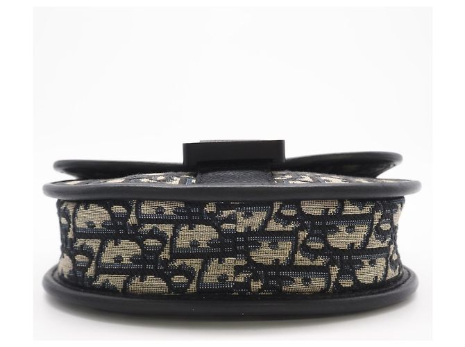 Mini Borsa Gallop Christian Dior Marrone Blu navy - vista 6