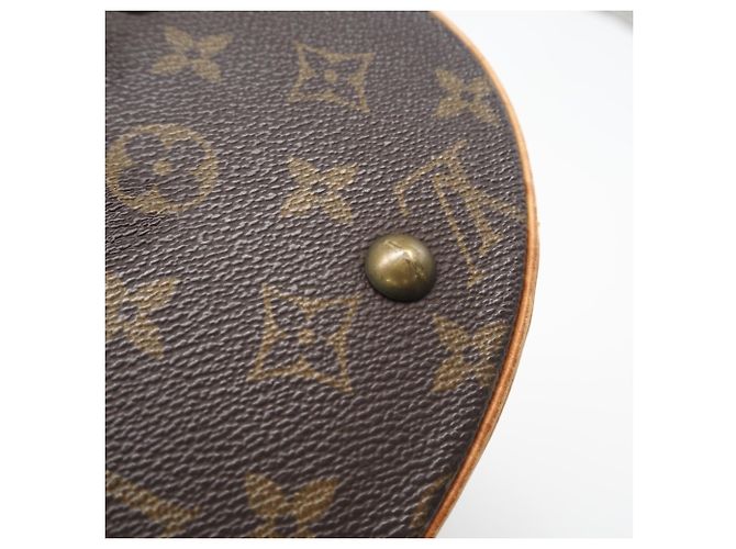 Bucket Borsa a secchiello PM in tela Monogram Louis Vuitton Marrone - vue 16