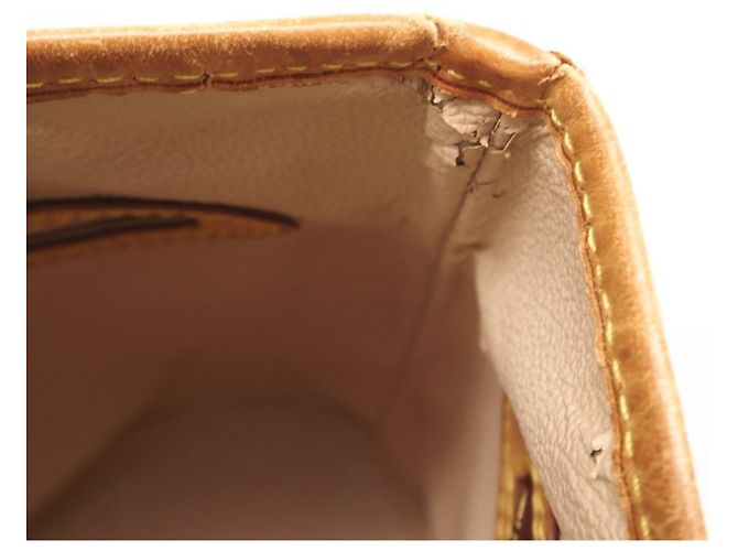 Bucket Borsa a secchiello PM in tela Monogram Louis Vuitton Marrone - vue 18