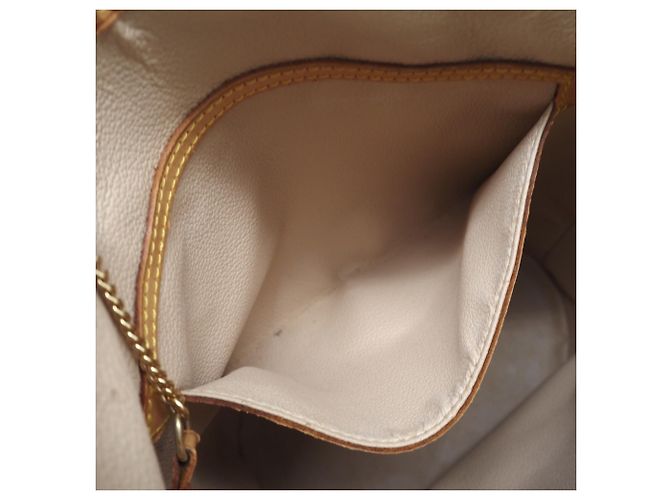 Bucket Borsa a secchiello PM in tela Monogram Louis Vuitton Marrone - vue 19