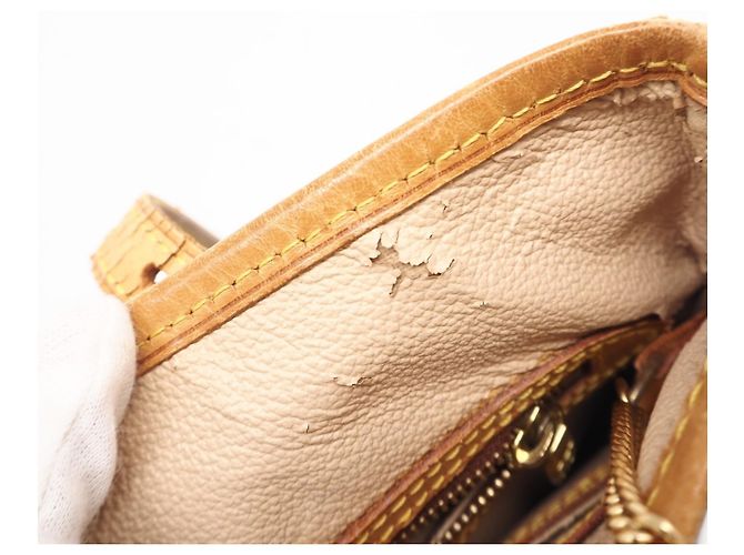 Bucket Borsa a secchiello PM in tela Monogram Louis Vuitton Marrone - vue 20