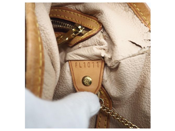 Bucket Borsa a secchiello PM in tela Monogram Louis Vuitton Marrone - vue 23
