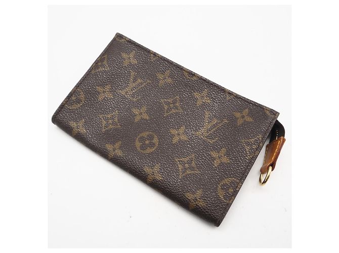 Bucket Borsa a secchiello PM in tela Monogram Louis Vuitton Marrone - vue 4