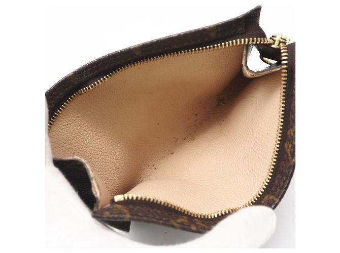 Bucket Borsa a secchiello PM in tela Monogram Louis Vuitton Marrone - vue 6