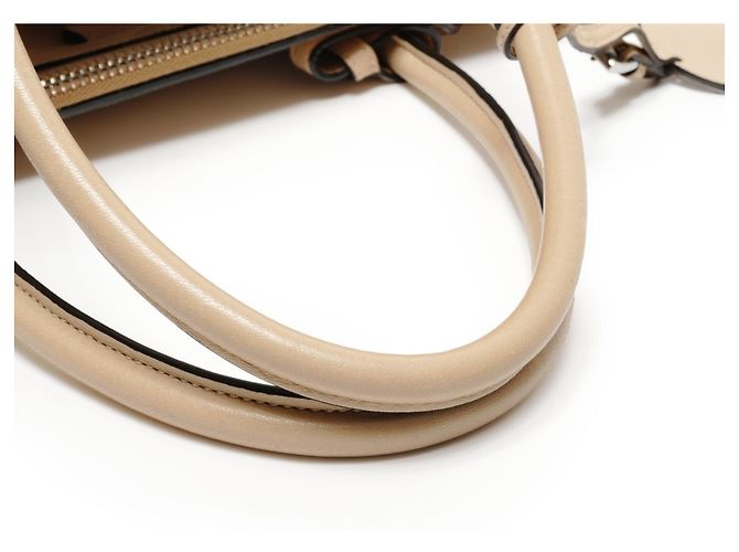 Beige Leder 2-Wege Tote Bag von Prada - Ansicht 12